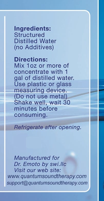 MASARU EMOTO INDIGO STRUCTURED WATER